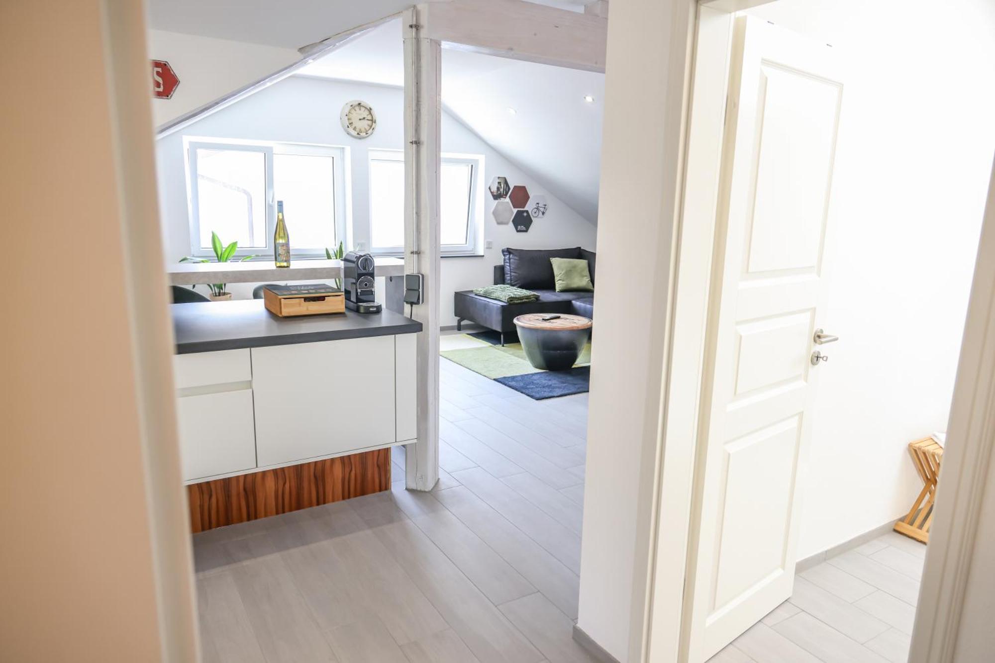 Penthouse-Wohnung I 100 Qm I Blick Auf Die Weinreben I Nespresso I Emma Matratzen Auggen Buitenkant foto